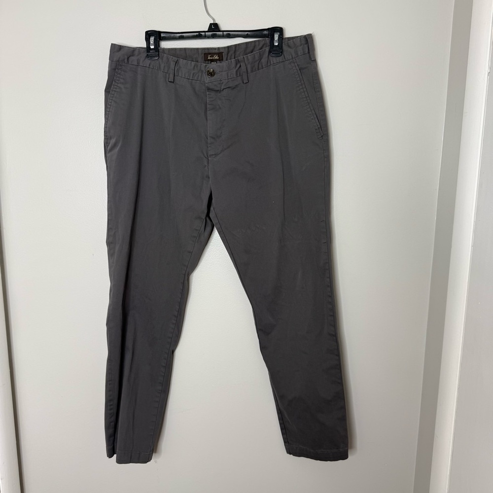 Tasso Elba Men’s 36/32 Gray Slacks Straight Leg Business Casual Date Night